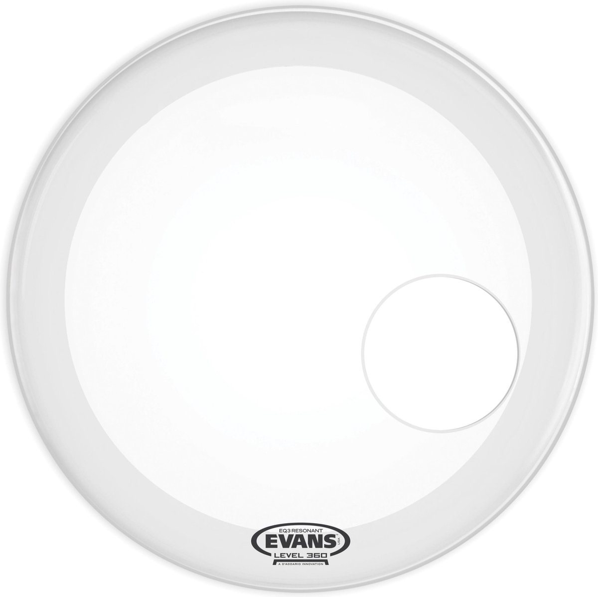 Evans EQ3 Coated wit 20", BD20RGCW bas Drum Reso - Bass drumvel