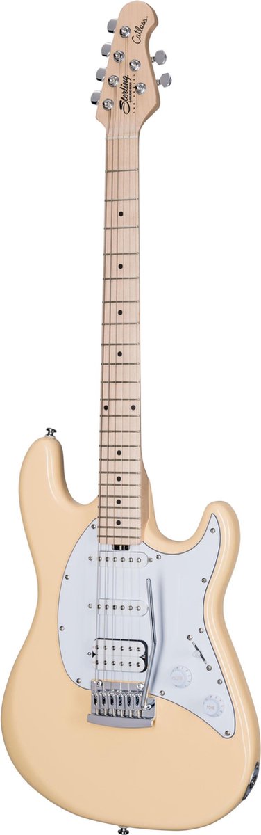 Sterling by Music Man, HSS Vintage, ST -Style Cutlass, Cream