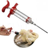 Marinade injector spuit - injectiespuit voor vlees - BBQ