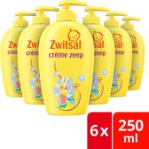 Zwitsal Beestenboel Crème Zeep Voor zachte handjes - dermatologisch getest 6x250 ml