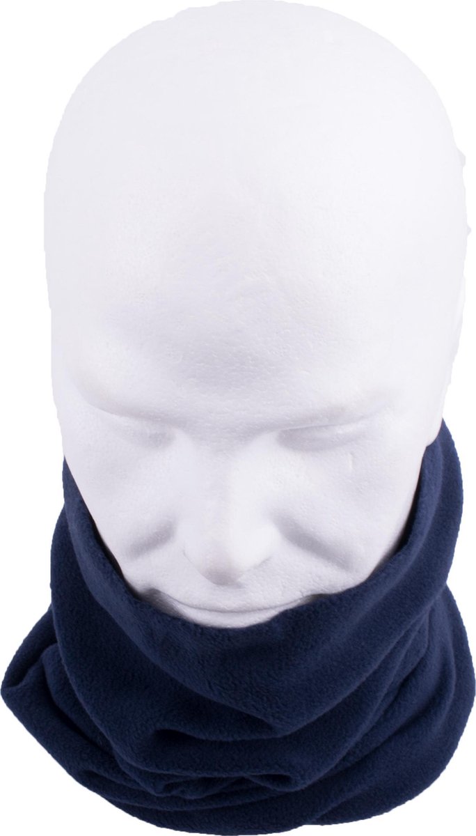 Buff Fleece Halswarmer - Multifunctionele Nekwarmer Voor Dames En Heren - Zwart