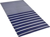 Beliani HALDIA - Tapis d'extérieur - Blauw - Polypropylène