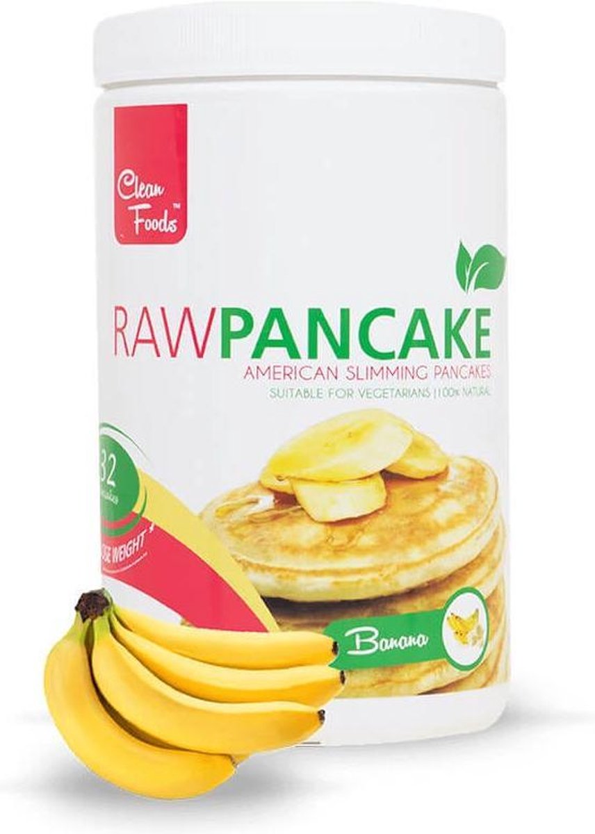 Goedkoopste 1x RawPancake Banaan • Caloriearm • Glutenvrij • Vetvrij • Tarwebloemvrij • Geen toegevoegde suikers • Helpt bij afvallen