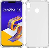 DrPhone Asus Zenfone 5/5Z Hoesje - Siliconen Bumper Case met Verstevigde randen – transparant