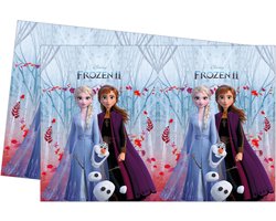 Disney Frozen 2 tafelkleed 120 x 180 cm - Kinderfeestje tafelkleden/feestkleden tafeldecoratie