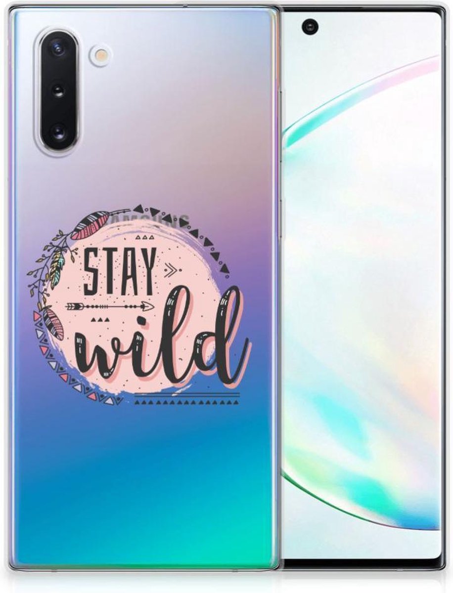 Samsung Galaxy Note 10 Telefoonhoesje met Naam Boho Stay Wild