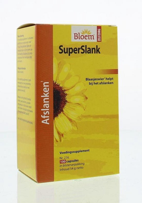 Bloem Superslank - 100 capsules - Voedingssupplement - Bloem
