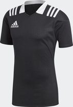Adidas rugbyshirt zwart maat S
