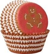 Wilton Cupcakevormpjes Gingerbread Boy pk/75