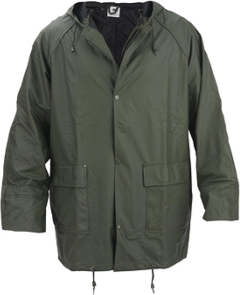 Regenjas SafeWorker Palau pu-flex, groen, maat L