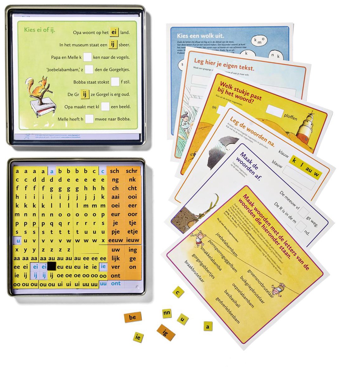 De Gorgels - De Gorgels magnetische spellingsdoos — afbeelding 4
