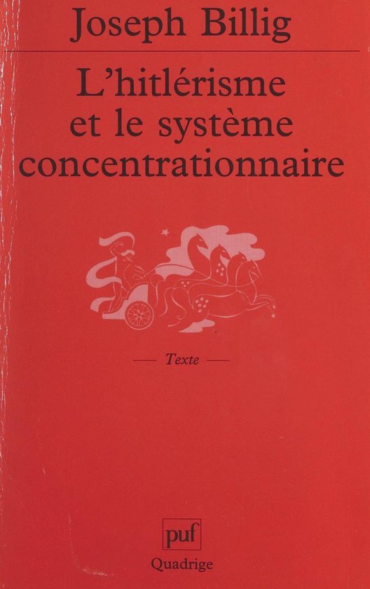 L'hitlérisme et le système concentrationnaire - cover