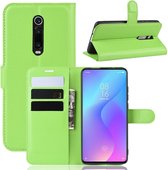 Book Case - Xiaomi Mi 9T Pro Hoesje - Groen