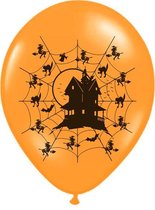 Halloween Ballonnen Oranje 30cm 6st