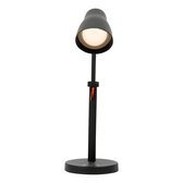 Salora TLQ300 - Bureaulamp - Tafellamp - Bureaulamp led dimbaar - Qi - Charge - Smartphone - Zwart