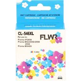 FLWR - Inktcartridge / CL-546XL / Kleur - Geschikt voor Canon