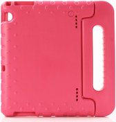 Kinder Tablethoes met Handvat Roze Geschikt voor Huawei MediaPad T5 - Tablethoes Kindvriendelijk - Beschermhoes voor Kinderen - Shockproof - met Standaard - Tegen Vallen