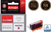 Activejet ACC-526MN inkt (Canon CLI-526M vervanging; Supreme; 10 ml; rood),