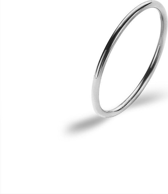 Symptomen progressief Australische persoon Twice As Nice Ring in edelstaal, dunne ring 66 | bol.com