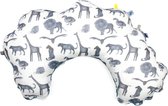 Snoozebaby voedingskussen met afritsbare hoes - Storm Blue