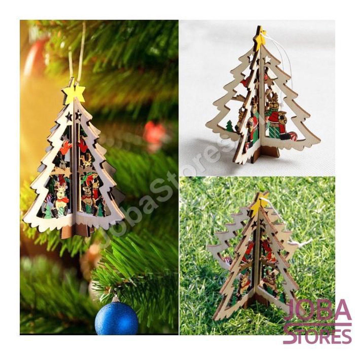 LHKJ 6 stuks carrousel paard mini om op te hangen hanger boom Kerstmis verjaardagscadeau