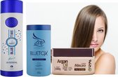ZAP Blue time shampoo + Haar Botox Bluetox 950g + mascara onderhouden home care 300g