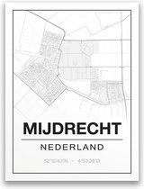 Poster/plattegrond MIJDRECHT - A4