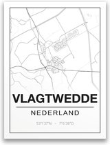 Poster/plattegrond VLAGTWEDDE - A4