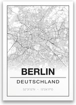 Poster/plattegrond BERLIN - A4