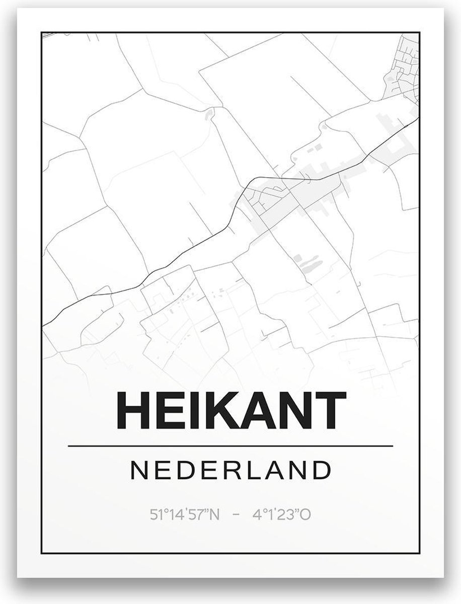 Poster/plattegrond HEIKANT - A4