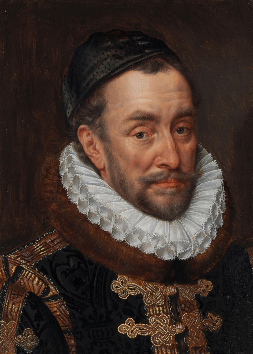 Esque Poster Portret Willem van Oranje - Large 70x50 - Vader des Vaderlands - Tachtigjarige Oorlog Multicolor