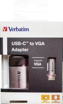 Verbatim USB-C naar VGA Adapter - USB 3.1