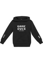 Kids Game Over Hoody Zwart