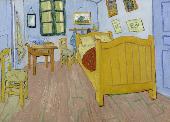Poster De Slaapkamer - Schilderij Vincent van Gogh - Large 50x70 -  Hollandse Meesters | bol.com