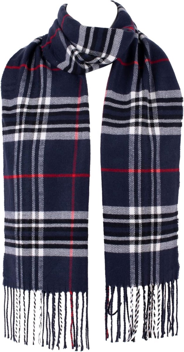 Luxury Wool Blend Mens Womens Ladies Unisex Controlled Tartan Winter Scarf - ShopVlot