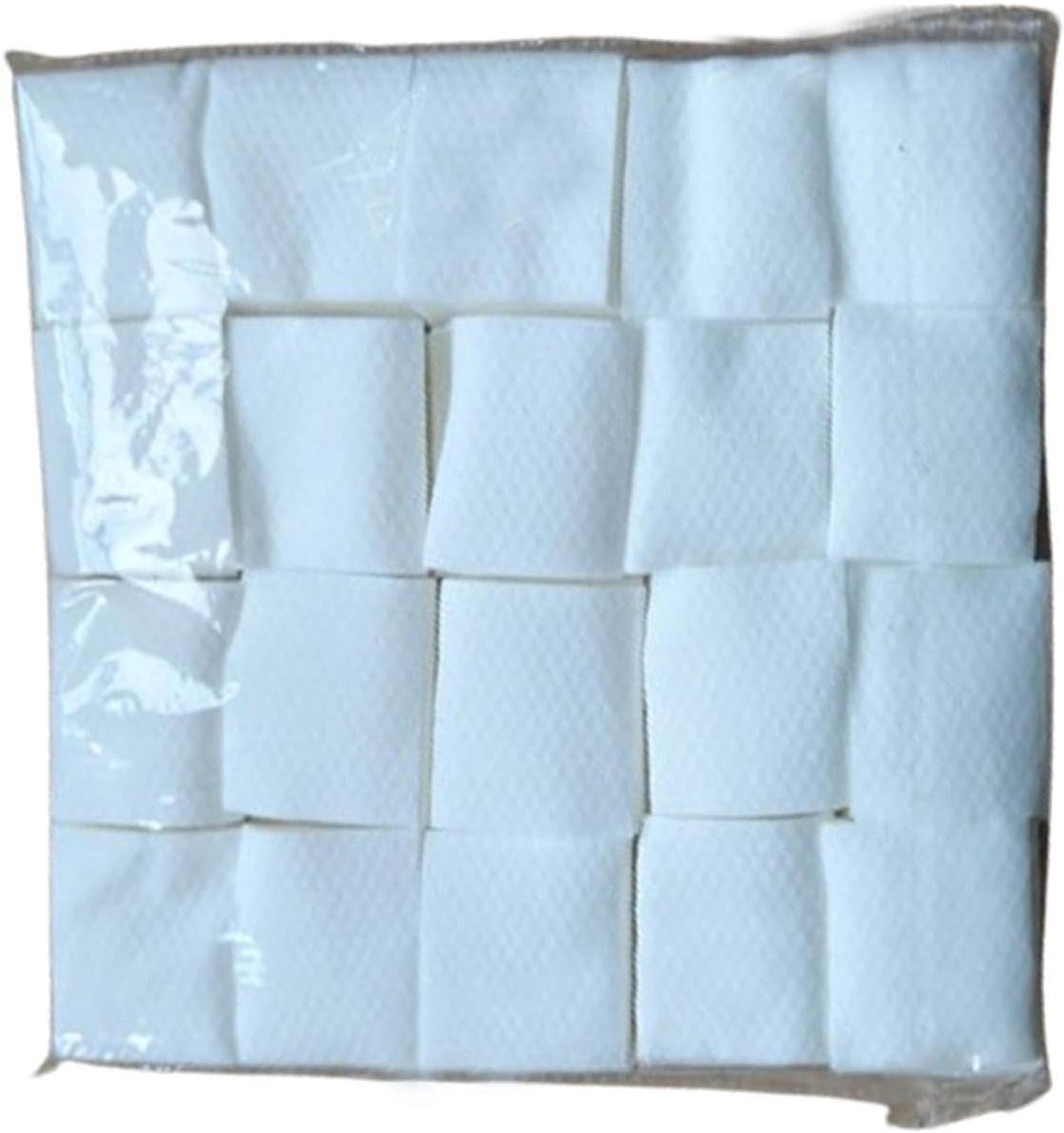 Wattenschijfjes Gezicht - Zachte Pads - Make-up Verwijderen - Pareltextuur Ontwerp - 960 Stuks - Wit