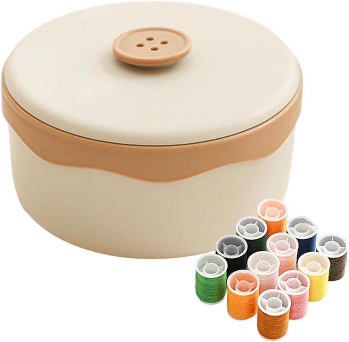Naaiset Doos - Reparatiedoos Hobby - Handwerk Organiseren - Magnetische Naaldhouder - 12.5 x 12.5 x 6 cm - Niet gespecificeerd