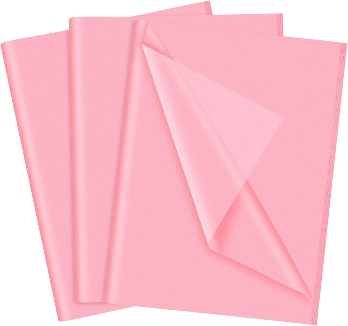 Roze tissuepapier geschenkzakjes 60 vellen 35 x 50 cm felroze verpakkingspapier voor cadeauverpakking, vuller kunst ambachten doe-het-zelf verjaardag bruiloft babyshower Valentijnsdag