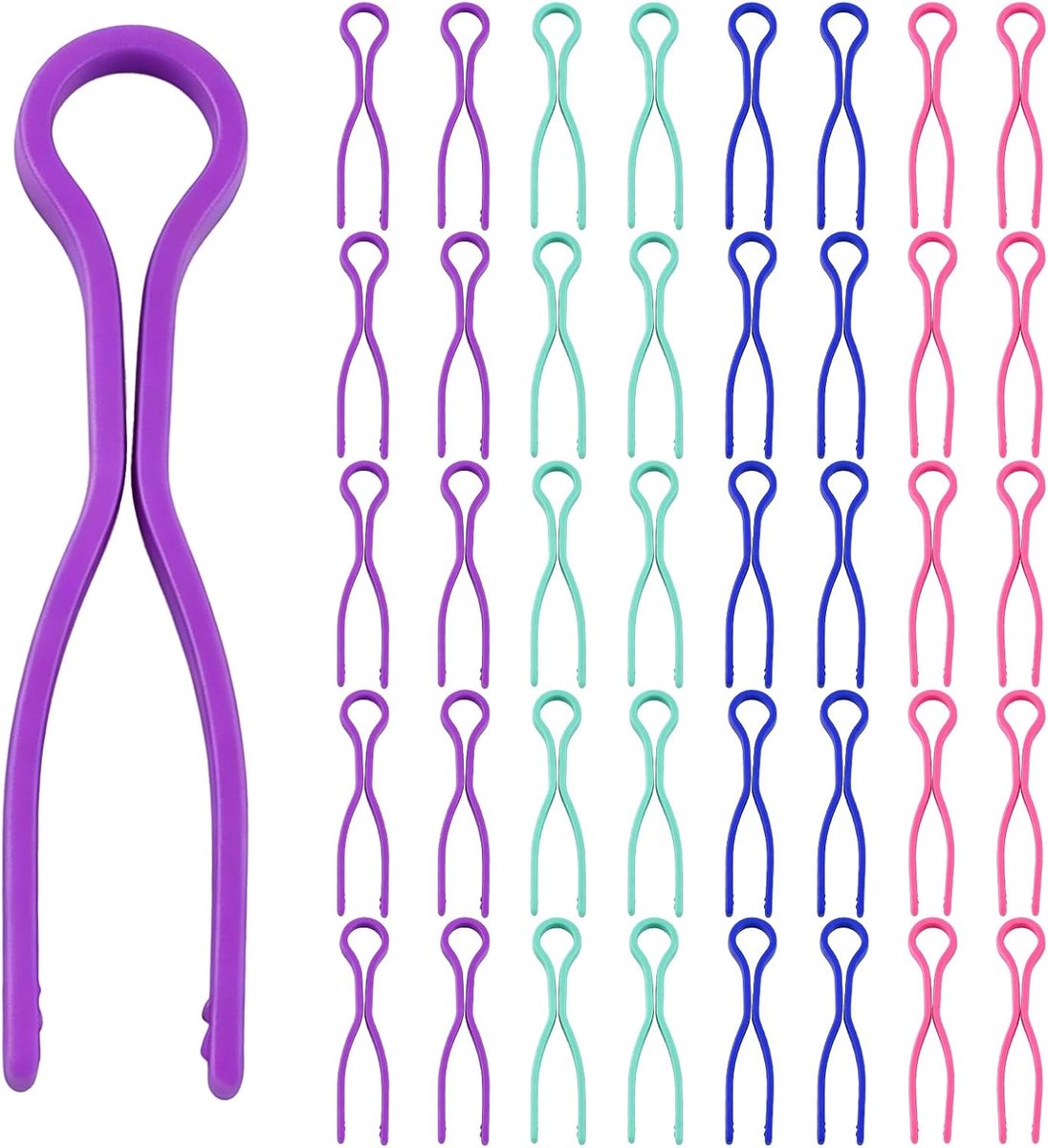 Spoeldraadhouders, Spoelhouder Clips, Naaien Spoelmachine Accessoires Draad Buddies Klemmen voor Draadspoelen Organiseren (40 stuks)