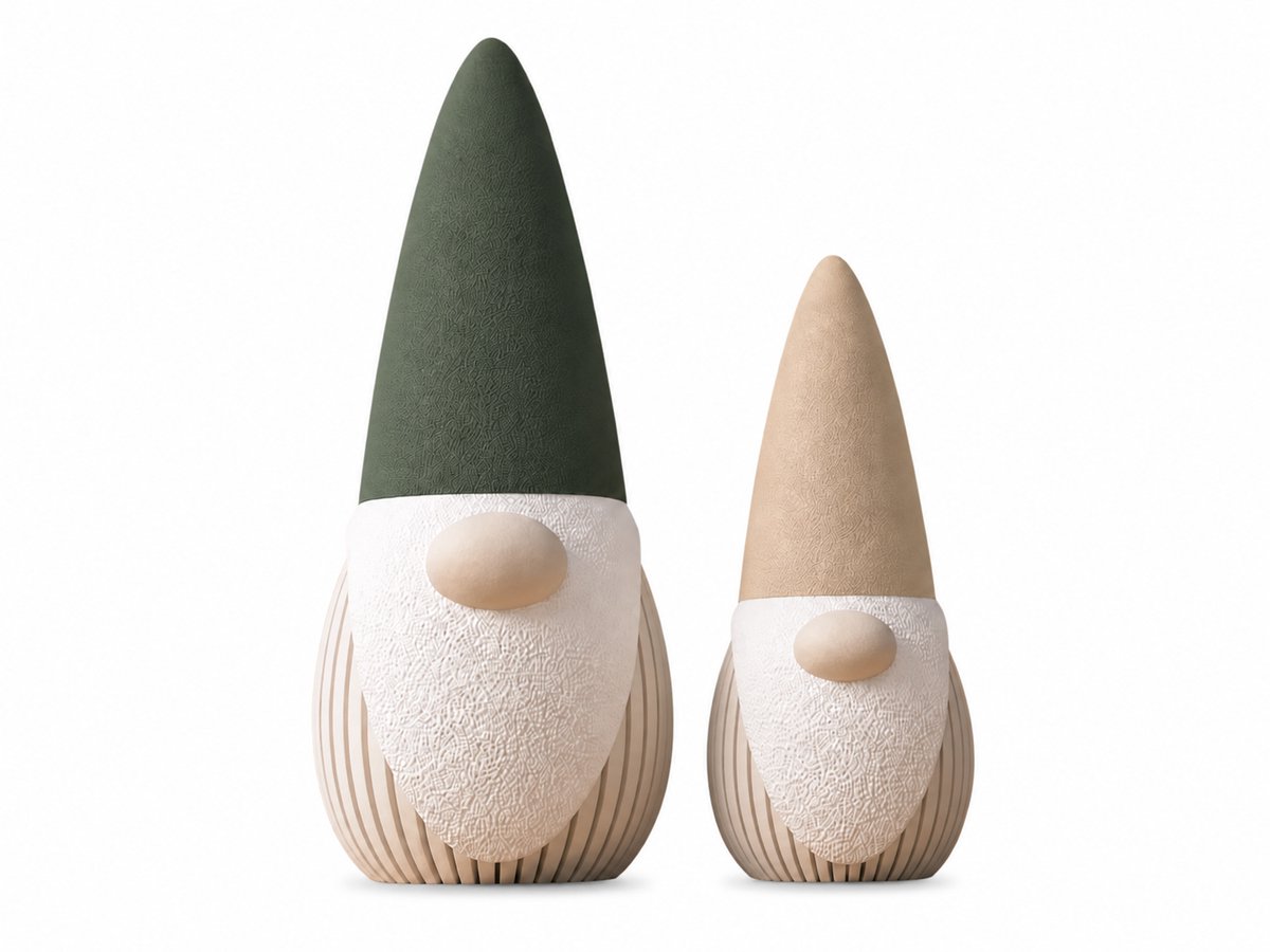 Set van 2 Decoratieve Herfstkabouters