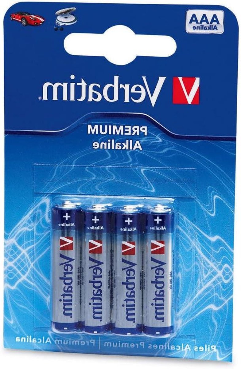 AAA Batterijen - Alkaline Energie - Apparaten Voeden - Betrouwbare Stroom - 4 Stuks - Wit