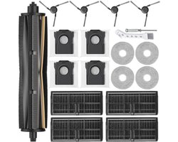 Vervangende accessoireset voor Dreame L10s Ultra Gen 3, X40 Ultra Complete, L40 Ultra, X40 Master en Mova P50 Pro Ultra – 1 TriCut-hoofdborstel, 4 stofzakken, 4 HEPA-filters, 4 doeken en 4 zijborstels