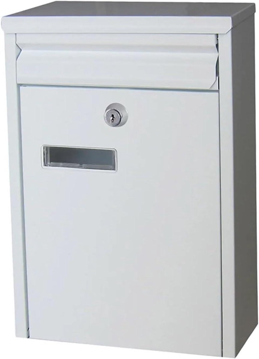 Brievenbus met slot - Postbus muur Kluisje - Post ontvangen - Vintage decoratie - 21.5 x 8.5 x 32 cm