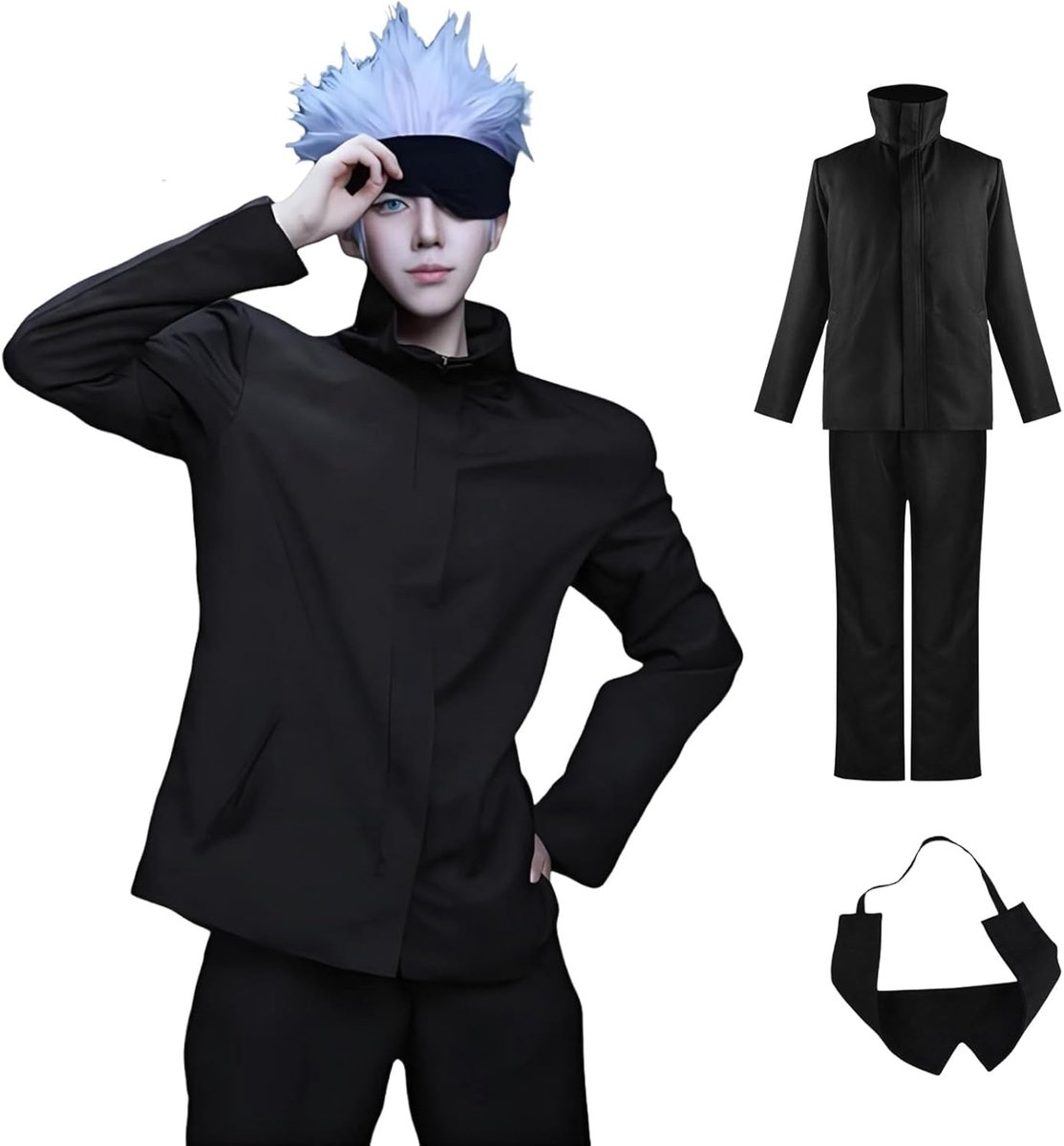 Anime cosplay kostuum, Satoru Gojo/Toji Fushiguro/Geto Suguru/Ryomen Sukuna/Ieiri Shoko/Amanai Riko/Yuta Okkotsu/Iori Utahime cosplay kostuum, anime-kostuum