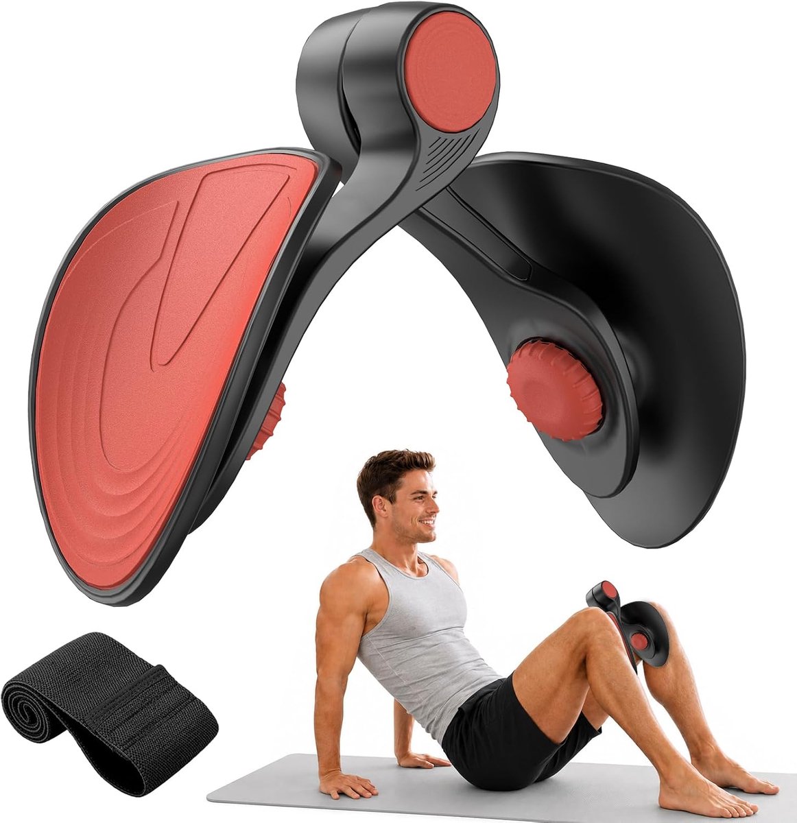 Trainingsapparaat 16/22 kg voor Vrouwen en Mannen, Kegel- en Binnenbendijtrainer, Thuisapparaat voor Herstel na Bevalling met Weerstandsband