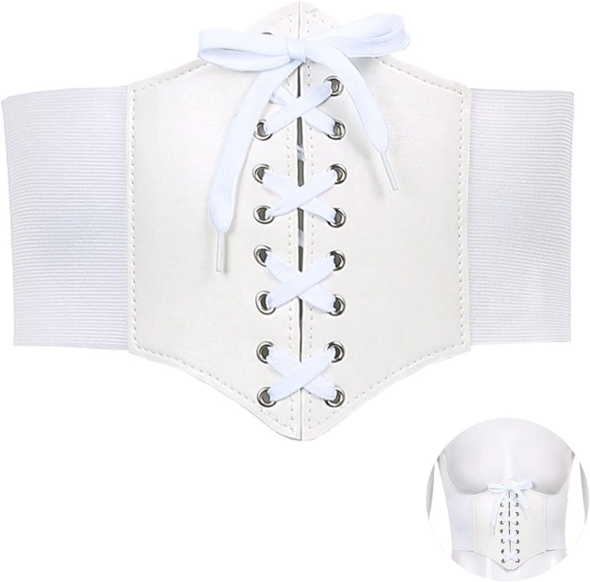 Riem Breed Corset Elastische, Retro Vrouwen Taille Korsetten Voor Halloween Feesten & Jurken
