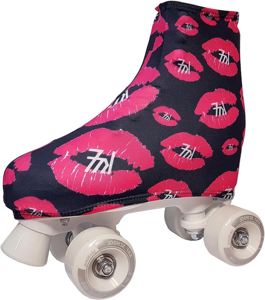 Skate Boot Covers - Schaatslaars Beschermers - Schaatsen Beschermen - Eén Maat Past Allen - UK 10j-8 EU 28-42 - Kiss
