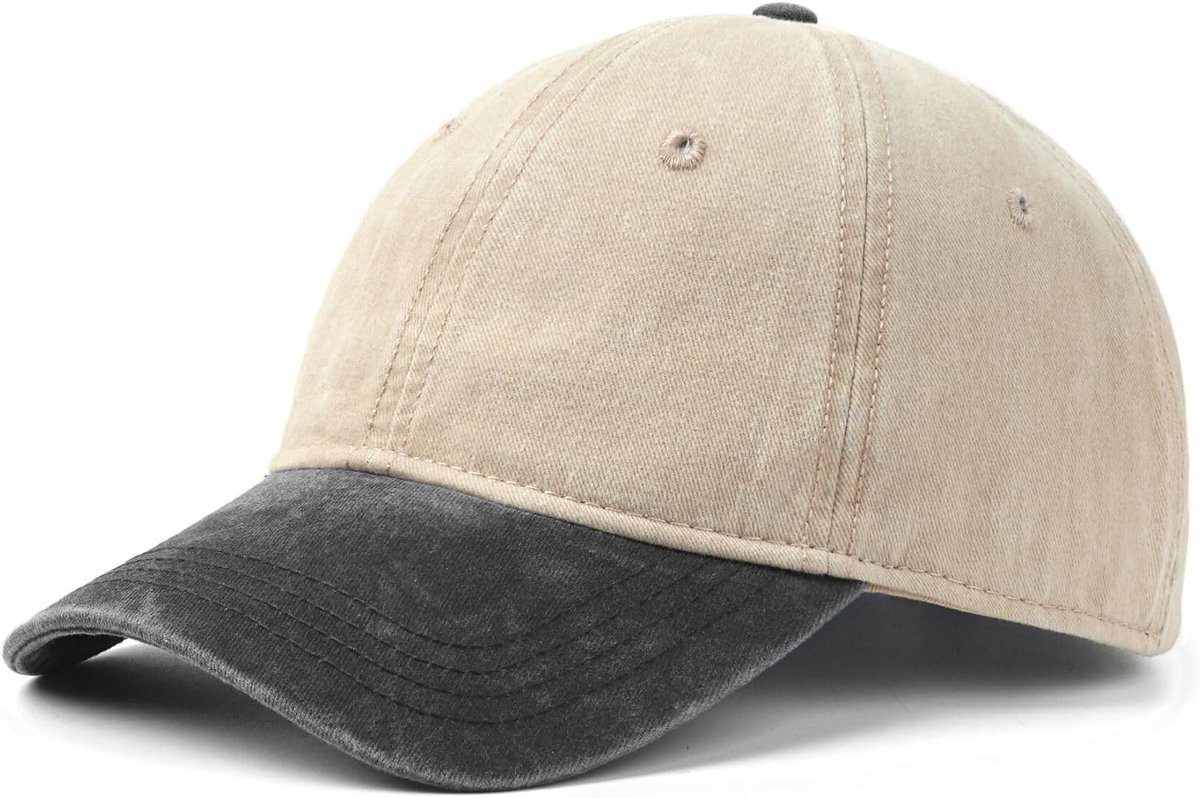 baseballpet voor grote hoofden, zachte kroon gewassen papa hoed, oversized denim cap voor mannen vrouwen golf, reizen, dagelijks gebruik