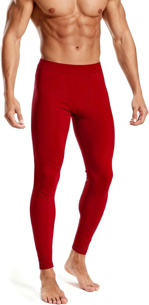 Basiclayerlegging voor heren - Sportieve dagonderbroek, Lichte compressie, Vochtregulerend voor de sportschool, hardlopen en trainingen