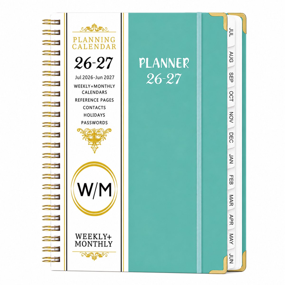 Bobypet Agenda 2026 2027 - Academische Schoolagenda A5 van Juli 2026 tot Juni 2027 - Weekplanner en Maandplanner -Organizer voor Studie en Kantoor